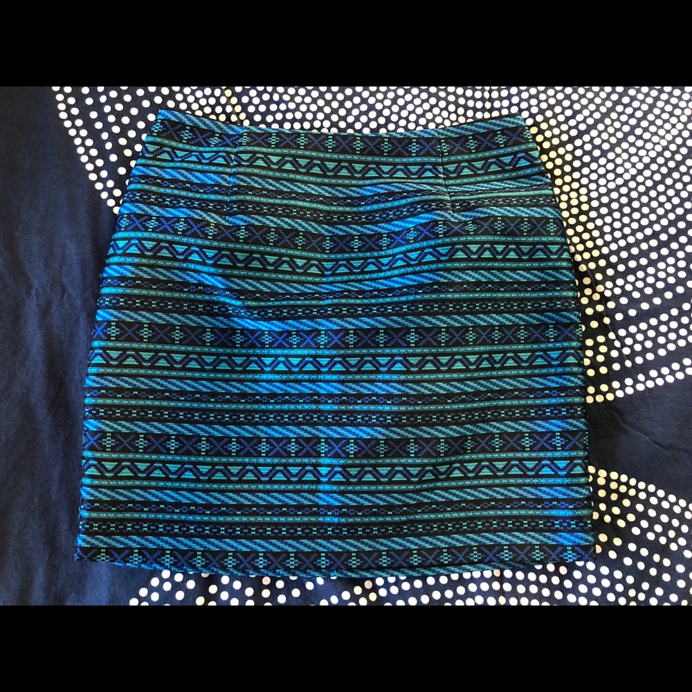 Tribal print skirt